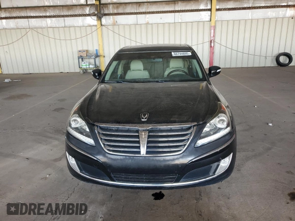 2012 Hyundai Equus Signature with VIN KMHGH4JH2CU045727, listed as a Copart auction lot 60744895 with 118,223 mi miles and Clean title. Bid and sale history available at DreamBid. Image 5.