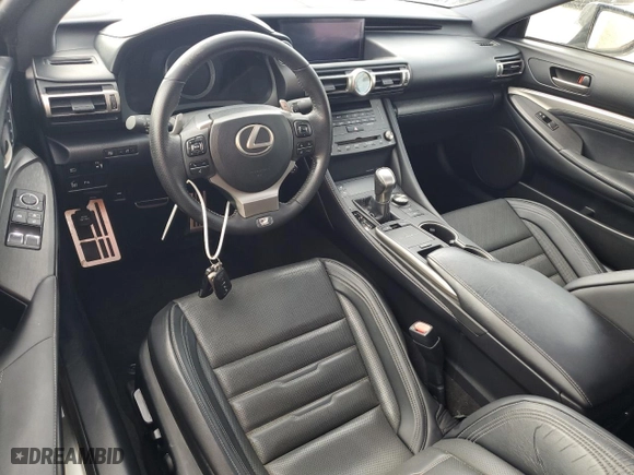 2019 Lexus RC with VIN JTHHA5BCXK5009507, listed as a Copart auction lot 73850854 with 82,575 mi miles and Non Repairable. Bid and sale history available at carsss.com. Image 8.
