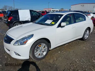 2012 Infiniti G25 x with VIN JN1DV6AR7CM861520, listed as a IAAI auction lot 41443921 with 84,970 mi miles and . Bid and sale history available at DreamBid. Image 2.