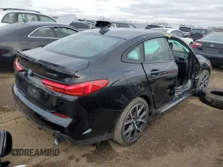2020 BMW 2 Series 228i xDrive with VIN WBA73AK08L7F74933, listed as a Copart auction lot 43455985 with 37,814 mi miles and Salvage Title. Bid and sale history available at carsss.com. Image 3.