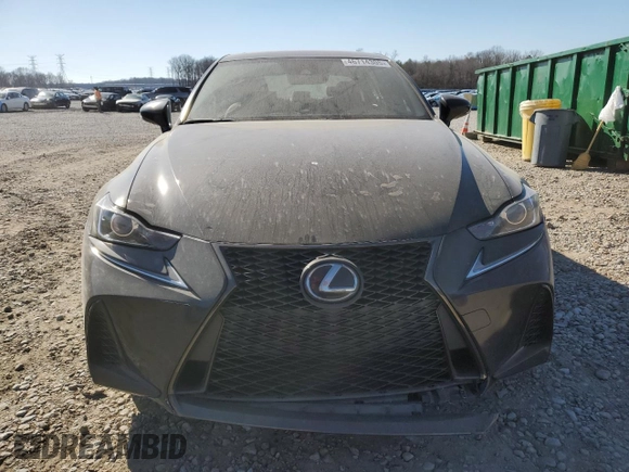 2017 Lexus IS with VIN JTHBA1D28H5042310, listed as a Copart auction lot 46714305 with 80,085 mi miles and Salvage Title. Bid and sale history available at carsss.com. Image 5.