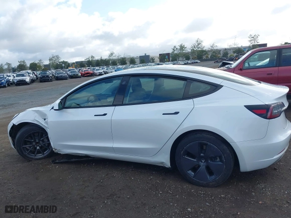 2023 Tesla Model 3 with VIN 5YJ3E1EA4PF405361, listed as a IAAI auction lot 41932723 with 28,487 mi miles. Bid and sale history available at carsss.com. Image 15.