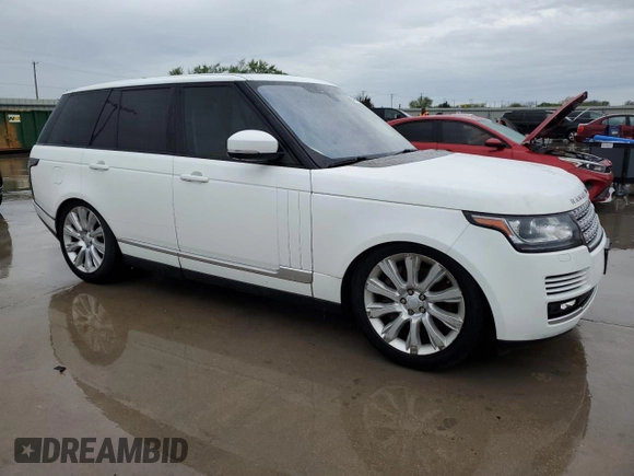 2017 Land Rover Range Rover z VIN SALGS2FEXHA320643, wystawiony jako Copart lot #51088165 z przebiegiem 73 908 mil mil oraz Czysty tytuł • Clean title. Historia ofert i sprzedaży dostępna na DreamBid. Obrazek 4.