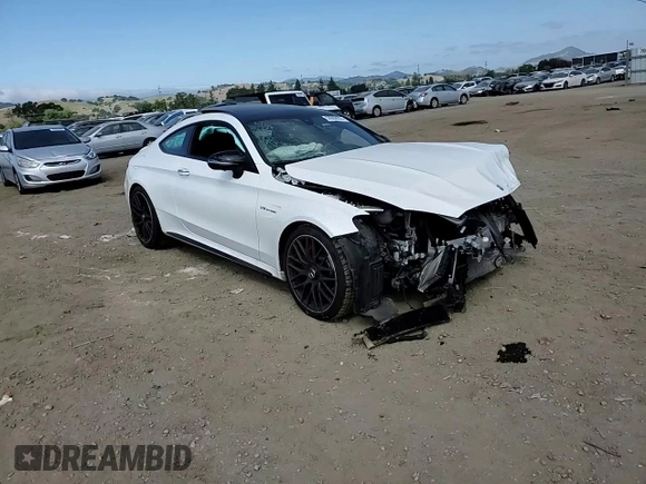 2017 Mercedes-Benz C 63 S AMG with VIN WDDWJ8HB0HF504347, listed as a Copart auction lot 56068935 with 31,010 mi miles and Salvage Title. Bid and sale history available at DreamBid. Image 14.