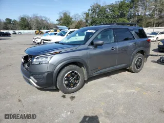 2024 Nissan Pathfinder SV with VIN 5N1DR3BD0RC227124, listed as a Copart auction lot 45140885 with 19,989 mi miles and Salvage Title. Bid and sale history available at carsss.com. Image 1.