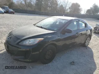 2013 Mazda 3 i SV with VIN JM1BL1TG2D1726554, listed as a Copart auction lot 47634675 with 217,625 mi miles and Salvage Title. Bid and sale history available at DreamBid. Image 1.