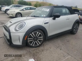 2022 MINI Convertible Cooper S z VIN WMW43DL09N3N60064, wystawiony jako Copart lot #66324525 z przebiegiem 68 126 mil mil oraz Szkoda całkowita • Salvage title. Historia ofert i sprzedaży dostępna na DreamBid. Obrazek 1.