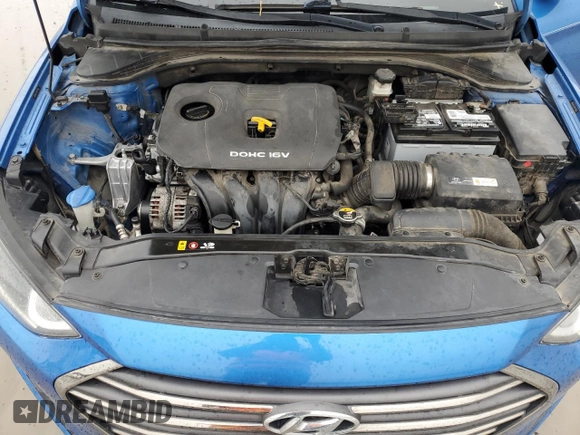 2017 Hyundai Elantra Limited with VIN 5NPD84LFXHH115902, listed as a Copart auction lot 52031265 with 206,320 mi miles and Clean Title. Bid and sale history available at DreamBid. Image 11.