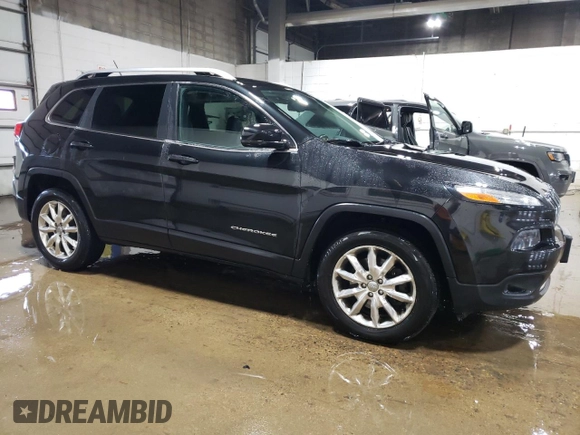 2015 Jeep Cherokee Limited with VIN 1C4PJMDSXFW634355, listed as a Copart auction lot 49205435 with 240,279 mi miles and Non Repairable. Bid and sale history available at DreamBid. Image 4.