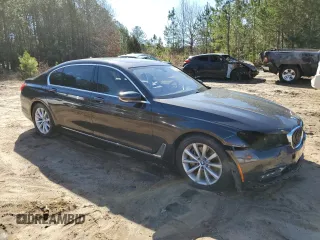 2016 BMW 7 Series 740i with VIN WBA7E2C53GG504463, listed as a Copart auction lot 47725315 with 136,617 mi miles and Salvage Title. Bid and sale history available at carsss.com. Image 4.