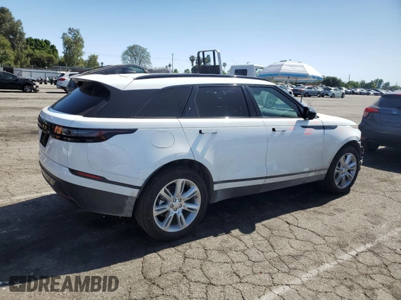2025 Land Rover Range Rover Velar S with VIN SALYJ2EX0SA804385, listed as a Copart auction lot 57544545 with 2,870 mi miles and Salvage title. Bid and sale history available at DreamBid. Image 3.