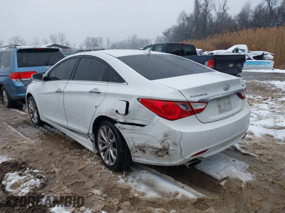 2011 Hyundai Sonata Limited with VIN 5NPEC4AB8BH205740, listed as a IAAI auction lot 41565687 with 195,641 mi miles and . Bid and sale history available at DreamBid. Image 3.