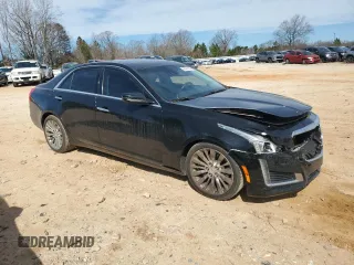 2014 Cadillac CTS Luxury RWD with VIN 1G6AR5SX4E0196780, listed as a Copart auction lot 47454185 with 84,265 mi miles and Salvage Title. Bid and sale history available at carsss.com. Image 4.