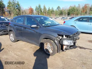 2019 Hyundai Kona SE with VIN KM8K1CAA1KU302788, listed as a IAAI auction lot 40709755 with 46,724 mi miles. Bid and sale history available at carsss.com. Image 1.