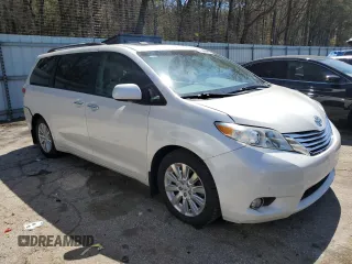 2011 Toyota Sienna XLE AAS with VIN 5TDYK3DC1BS013892, listed as a Copart auction lot 50239495 with 162,184 mi miles and Salvage Title. Bid and sale history available at DreamBid. Image 4.