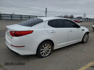 2014 Kia Optima EX with VIN 5XXGN4A78EG291677, listed as a Copart auction lot 50202165 with Not Provided miles and Salvage Title. Bid and sale history available at carsss.com. Image 3.