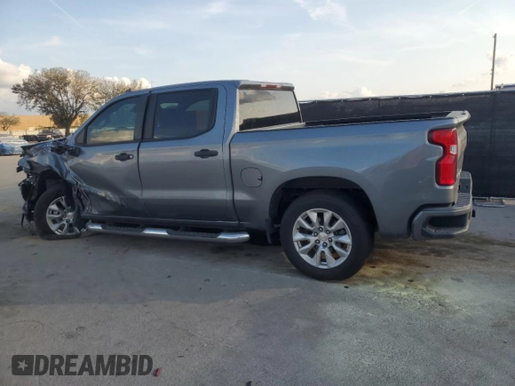 2020 Chevrolet Silverado 1500 Custom with VIN 1GCPWBEF6LZ258934, listed as a Copart auction lot 43750035 with 93,102 mi miles and Non Repairable. Bid and sale history available at carsss.com. Image 2.