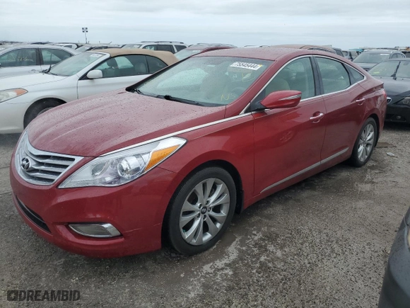 2014 Hyundai Azera with VIN KMHFG4JG1EA411560, listed as a Copart auction lot 75545444 with 66,322 mi miles and Non Repairable. Bid and sale history available at carsss.com. Image 1.