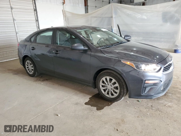 2021 Kia Forte FE with VIN 3KPF24AD7ME320572, listed as a Copart auction lot 55039795 with 65,374 mi miles and Salvage title. Bid and sale history available at DreamBid. Image 4.