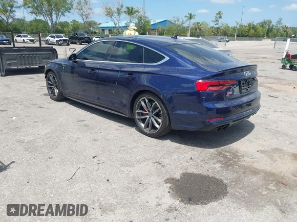 2018 Audi S5 Sportback Prestige z VIN WAUC4CF58JA003890, wystawiony jako IAAI lot #42176231 z przebiegiem 94 954 mil mil oraz . Historia ofert i sprzedaży dostępna na DreamBid. Obrazek 3.