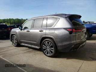2025 Lexus LX 600 Luxury z VIN JTJGB7CX9S4068591, wystawiony jako Copart lot #54115185 z przebiegiem 763 mil mil oraz Szkody całkowita. Historia ofert i sprzedaży dostępna na DreamBid. Obrazek 2.