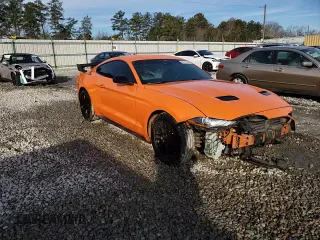 2021 Ford Mustang EcoBoost with VIN 1FA6P8TH2M5117907, listed as a Copart auction lot 88915905 with 75,259 mi miles and Salvage Title. Bid and sale history available at carsss.com. Image 14.