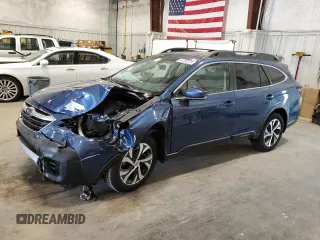 2021 Subaru Outback Limited XT with VIN 4S4BTGND9M3150158, listed as a Copart auction lot 61782075 with 43,377 mi miles and Salvage title. Bid and sale history available at DreamBid. Image 1.