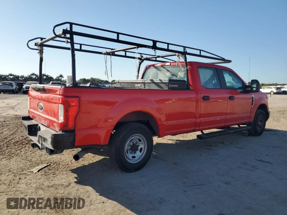 2019 Ford Super Duty F-250 SRW XL with VIN 1FT7W2A62KEC15283, listed as a Copart auction lot 83640544 with 170,009 mi miles and Salvage Title. Bid and sale history available at carsss.com. Image 3.
