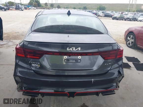 2022 Kia Forte GT with VIN 3KPF44AC6NE458008, listed as a IAAI auction lot 41762884 with 51,456 mi miles. Bid and sale history available at carsss.com. Image 16.
