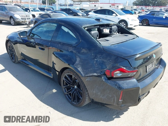 2024 BMW M2 with VIN 3MF13DM03R8E32448, listed as a IAAI auction lot 41849327 with 4,856 mi miles. Bid and sale history available at carsss.com. Image 3.
