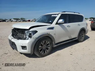 2019 Nissan Armada SL z VIN JN8AY2ND1K9085325, wystawiony jako Copart lot #53187795 z przebiegiem 77 181 mil mil oraz Szkoda całkowita • Salvage title. Historia ofert i sprzedaży dostępna na DreamBid. Obrazek 1.