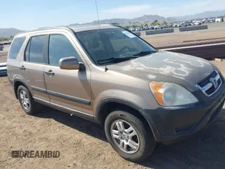 2003 Honda CR-V EX with VIN JHLRD78893C022843, listed as a IAAI auction lot 42028461 with 221,331 mi miles and . Bid and sale history available at carsss.com. Image 1.