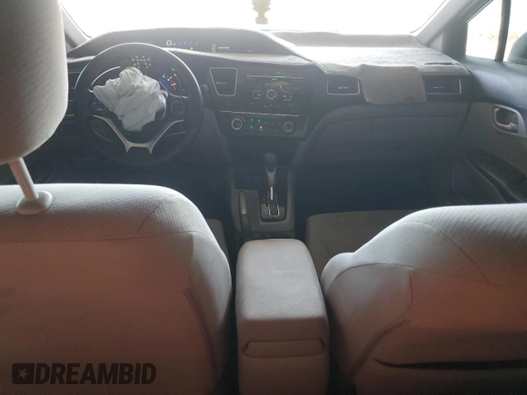 2013 Honda Civic LX with VIN 2HGFB2F52DH509724, listed as a Copart auction lot 54109225 with 109,034 mi miles and Salvage Title. Bid and sale history available at DreamBid. Image 8.