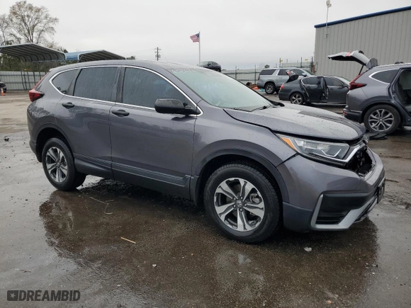 2021 Honda CR-V LX with VIN 2HKRW2H2XMH652673, listed as a Copart auction lot 86482314 with 46,874 mi miles and Salvage Title. Bid and sale history available at carsss.com. Image 4.