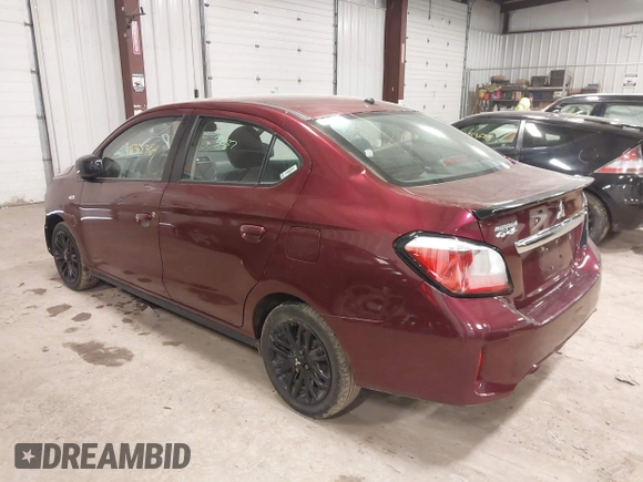 2022 Mitsubishi Mirage ES z VIN ML32FUFJ3NHF04927, wystawiony jako IAAI lot #41675838 z przebiegiem 28 730 mil mil oraz . Historia ofert i sprzedaży dostępna na DreamBid. Obrazek 3.