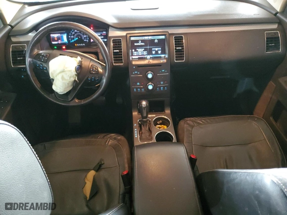 2014 Ford Flex SEL with VIN 2FMGK5C87EBD30470, listed as a Copart auction lot 45522435 with 130,169 mi miles and Salvage Title. Bid and sale history available at carsss.com. Image 8.