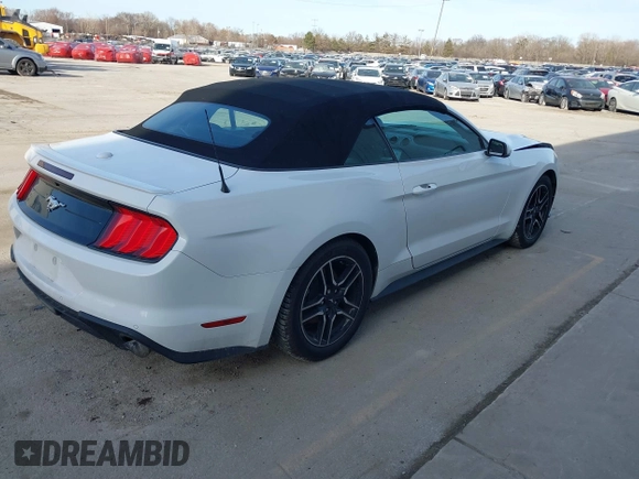2018 Ford Mustang EcoBoost Premium with VIN 1FATP8UH4J5110308, listed as a IAAI auction lot 41765094 with 59,580 mi miles and . Bid and sale history available at carsss.com. Image 4.
