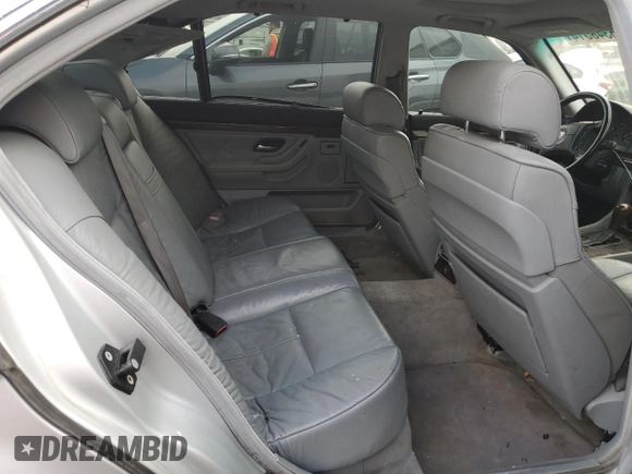 2000 BMW 7 Series 740iL with VIN WBAGH8340YDP13647, listed as a Copart auction lot 85348514 with 0 mi miles and Clean Title. Bid and sale history available at carsss.com. Image 10.