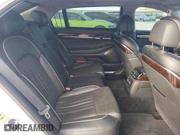 2019 Genesis G90 Premium z VIN KMHG34JA1KU050157, wystawiony jako Copart lot #87208564 z przebiegiem 75 972 mil mil oraz Szkoda całkowita • Salvage title. Historia ofert i sprzedaży dostępna na DreamBid. Obrazek 10.