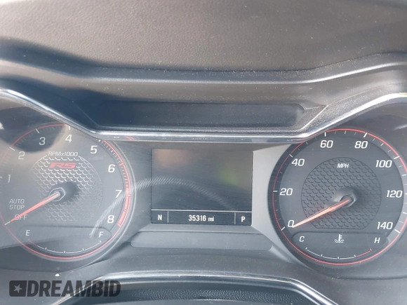 2023 Chevrolet TrailBlazer RS with VIN KL79MTSLXPB114393, listed as a IAAI auction lot 41973409 with 35,316 mi miles and . Bid and sale history available at DreamBid. Image 7.