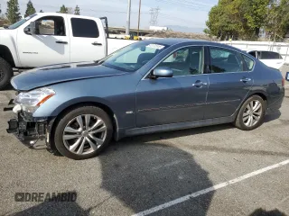 2008 Infiniti M with VIN JNKAY01E68M601326, listed as a Copart auction lot 43172515 with 115,110 mi miles and Salvage Title. Bid and sale history available at carsss.com. Image 1.