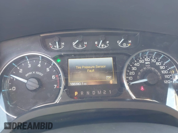2011 Ford F-150 XL with VIN 1FTFW1EF8BFC15976, listed as a IAAI auction lot 40969329 with 188,390 mi miles and . Bid and sale history available at DreamBid. Image 7.