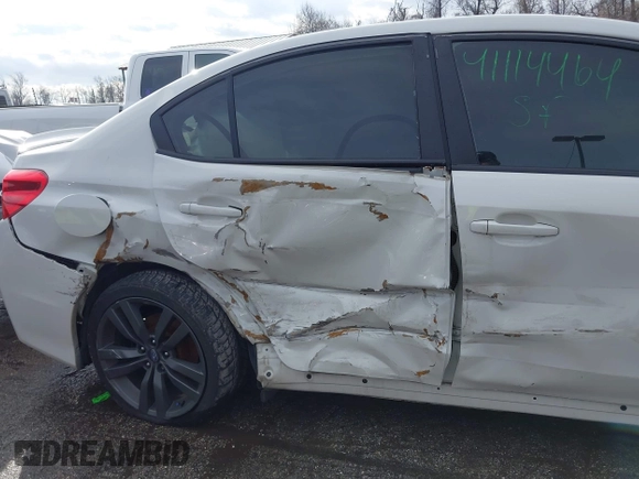 2016 Subaru WRX Premium with VIN JF1VA1E68G9802605, listed as a IAAI auction lot 41114464 with 158,161 mi miles. Bid and sale history available at carsss.com. Image 6.