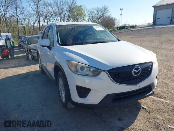 2014 Mazda CX-5 Sport with VIN JM3KE2BE8E0301175, listed as a IAAI auction lot 42051972 with 121,821 mi miles and . Bid and sale history available at carsss.com. Image 1.