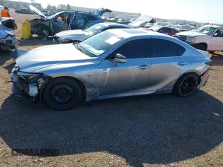 2023 Lexus IS with VIN JTHGZ1B27P5069319, listed as a IAAI auction lot 41980509 with 16,453 mi miles. Bid and sale history available at carsss.com. Image 15.