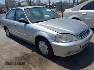2000 Honda Civic VP with VIN 2HGEJ6610YH505518, listed as a IAAI auction lot 42181742 with 174,836 mi miles. Bid and sale history available at carsss.com. Image 1.