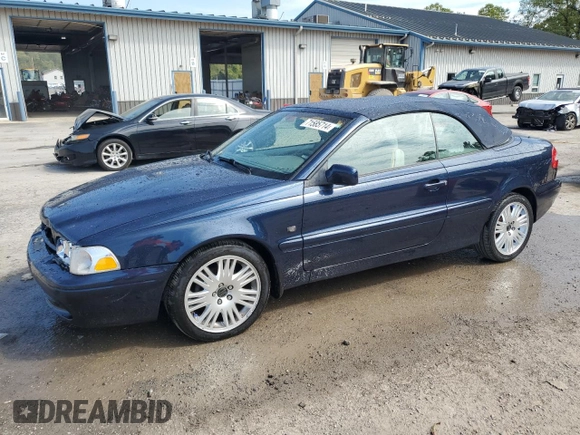 2004 Volvo C70 with VIN YV1NC62D74J043101, listed as a Copart auction lot 71585714 with 136,882 mi miles and Salvage Title. Bid and sale history available at carsss.com. Image 1.