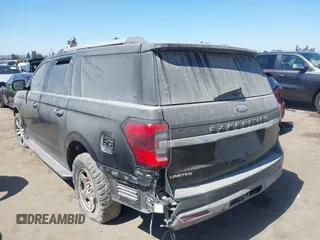 2023 Ford Expedition Max Limited with VIN 1FMJK1K81PEA15199, listed as a IAAI auction lot 42625897 with 95,392 mi miles and . Bid and sale history available at DreamBid. Image 3.