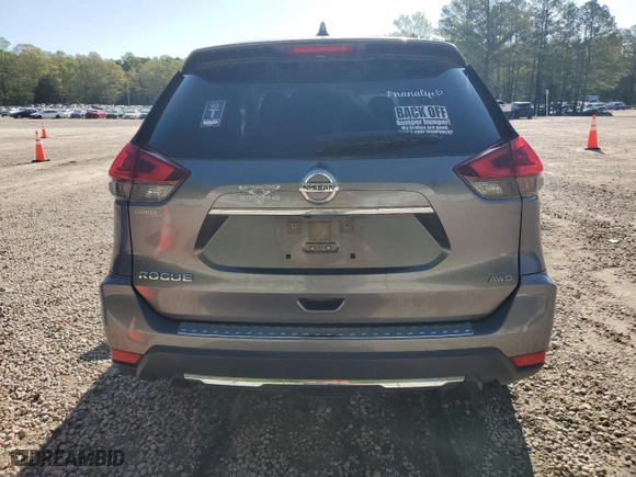 2018 Nissan Rogue SV with VIN JN8AT2MV2JW303068, listed as a Copart auction lot 51745985 with 104,092 mi miles and Salvage Title. Bid and sale history available at carsss.com. Image 6.