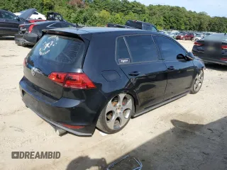 2017 Volkswagen Golf GTI Autobahn with VIN 3VW547AU0HM026107, listed as a Copart auction lot 69959084 with 115,640 mi miles and Salvage Title. Bid and sale history available at carsss.com. Image 3.